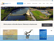 Tablet Screenshot of osir.sedziszow.pl